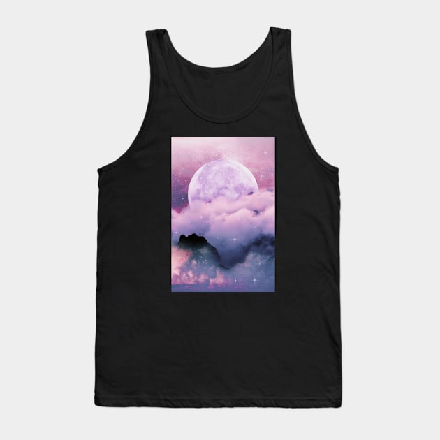 Pink fantasy Tank Top by cupofmars